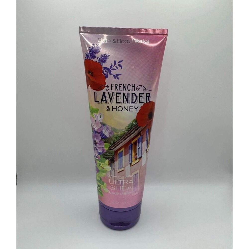 Bath & Body Works French Lavender & Honey Body Cream Ultra Shea 8 oz - HTF